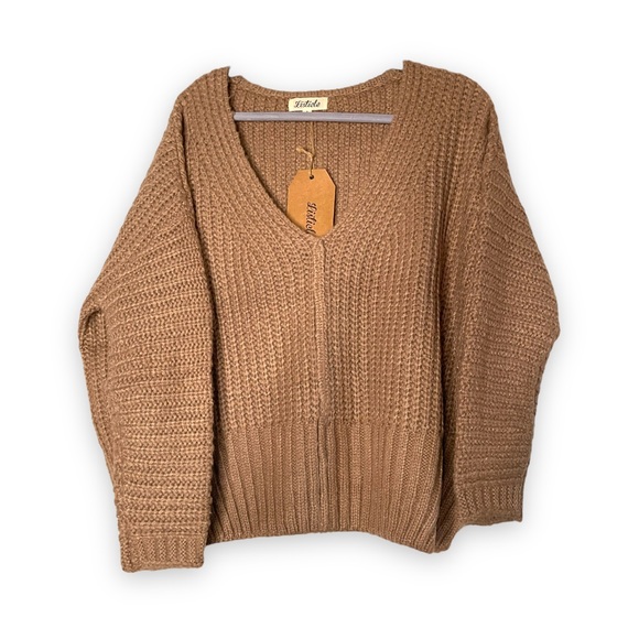 Listicle Chunky Oversized Sweater Boxy Knit Cardigan Small - Picture 5 of 6